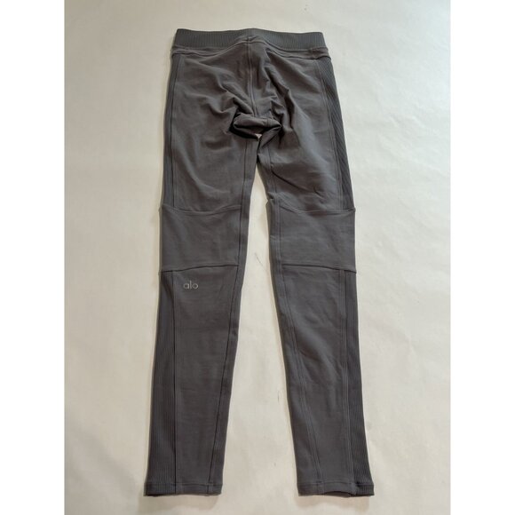 ALO Yoga Alosoft High-Waist Head Start Legging In Fog - Picture 3 of 6